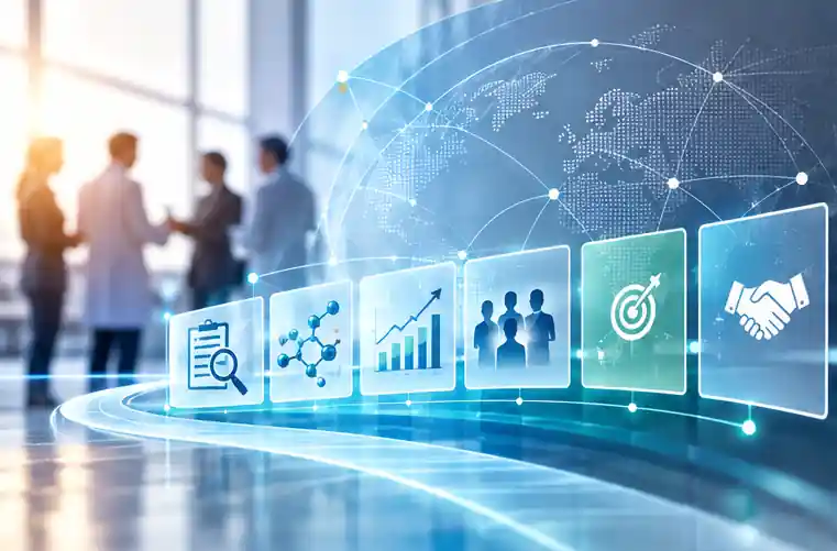 AI-powered KOL intelligence platform dashboard for pharmaceutical medical affairs teams